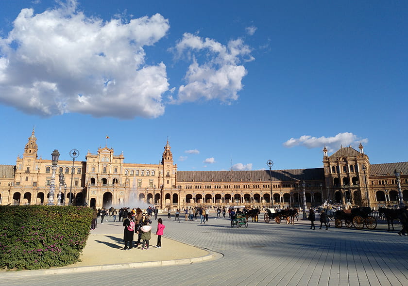 Plaza de España y Parque María Luisa